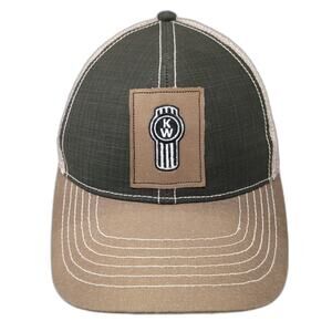 BDA Kenworth Trucking Logo Baseball Cap Gray M Mesh Snapback Patch Stitching hat